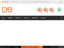 Tablet Screenshot of deslibloc.com